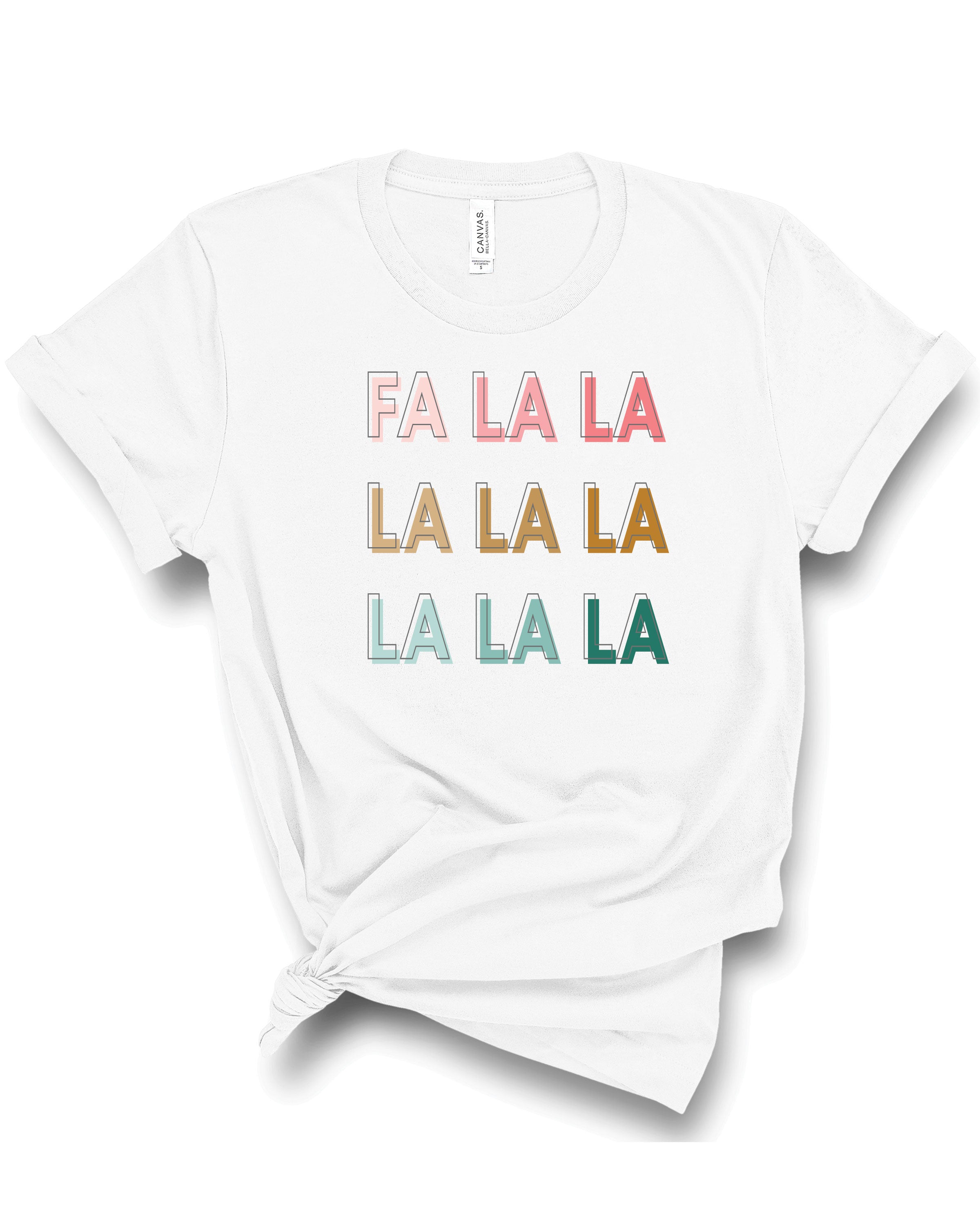FA LA LA | Kids Tee-Kids Tees-Sister Shirts-Sister Shirts, Cute & Custom Tees for Mama & Littles in Trussville, Alabama.