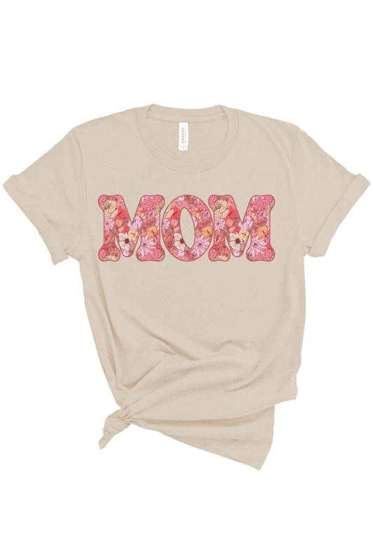 Floral Mom | Adult Tee | RTS-Sister Shirts-Sister Shirts, Cute & Custom Tees for Mama & Littles in Trussville, Alabama.