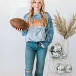 Auburn Foil | Adult Colorblast Crewneck-Women - Tops - Crewnecks-Sister Shirts-Sister Shirts, Cute & Custom Tees for Mama & Littles in Trussville, Alabama.