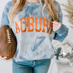 Auburn Foil | Adult Colorblast Crewneck-Women - Tops - Crewnecks-Sister Shirts-Sister Shirts, Cute & Custom Tees for Mama & Littles in Trussville, Alabama.