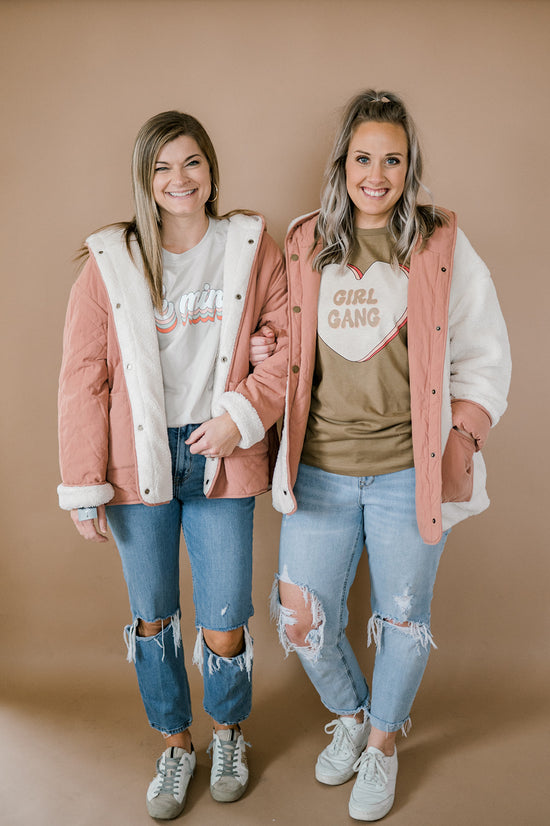 Colie Reversible Fleece Jacket-Jacket-Sister Shirts-Sister Shirts, Cute & Custom Tees for Mama & Littles in Trussville, Alabama.