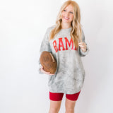 Bama Foil | Adult Colorblast Crewneck-Women - Tops - Crewnecks-Sister Shirts-Sister Shirts, Cute & Custom Tees for Mama & Littles in Trussville, Alabama.