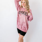 Huskies Foil | Adult Colorblast Crewneck-Women - Tops - Crewnecks-Sister Shirts-Sister Shirts, Cute & Custom Tees for Mama & Littles in Trussville, Alabama.