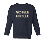 Gobble Gobble | Kids Crewneck-Youth - Tops - Sweatshirts-Sister Shirts-Sister Shirts, Cute & Custom Tees for Mama & Littles in Trussville, Alabama.
