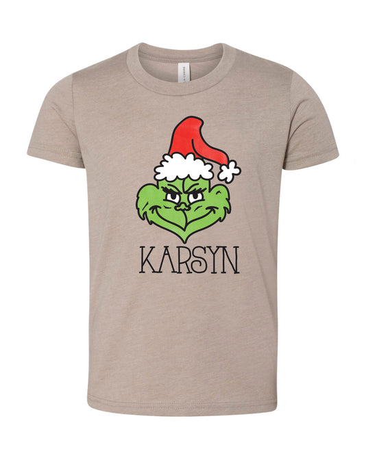 The Grinch | Kids Tee-Kids Tees-Sister Shirts-Sister Shirts, Cute & Custom Tees for Mama & Littles in Trussville, Alabama.