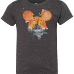 Watercolor Halloween Castle Tee | Kids Tee-Youth - Tops - Tees-Sister Shirts-Sister Shirts, Cute & Custom Tees for Mama & Littles in Trussville, Alabama.