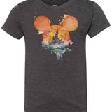 Watercolor Halloween Castle Tee | Kids Tee-Youth - Tops - Tees-Sister Shirts-Sister Shirts, Cute & Custom Tees for Mama & Littles in Trussville, Alabama.