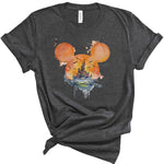 Watercolor Halloween Castle | Adult Tee-Womens - Tops - Tees-Sister Shirts-Sister Shirts, Cute & Custom Tees for Mama & Littles in Trussville, Alabama.