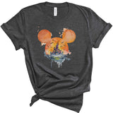 Watercolor Halloween Castle | Adult Tee-Womens - Tops - Tees-Sister Shirts-Sister Shirts, Cute & Custom Tees for Mama & Littles in Trussville, Alabama.