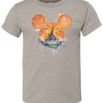 Watercolor Halloween Castle Tee | Kids Tee-Youth - Tops - Tees-Sister Shirts-Sister Shirts, Cute & Custom Tees for Mama & Littles in Trussville, Alabama.