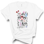 Happiest Mom/Place on Earth | Adult Tee-Womens - Tops - Tees-Sister Shirts-Sister Shirts, Cute & Custom Tees for Mama & Littles in Trussville, Alabama.