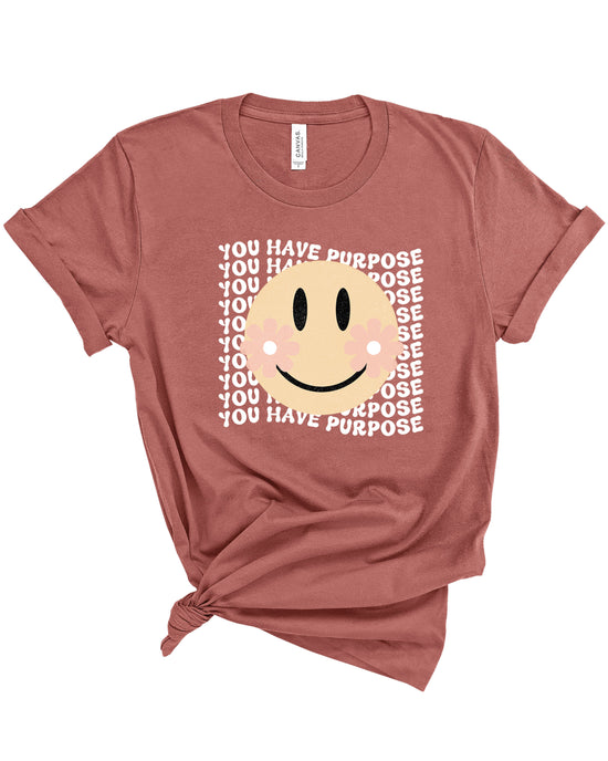 Load image into Gallery viewer, You Have Purpose | Adult Tee-Sister Shirts-Sister Shirts, Cute &amp;amp; Custom Tees for Mama &amp;amp; Littles in Trussville, Alabama.
