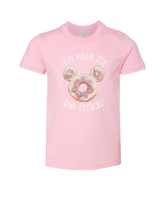 Here For The Snacks | Tee | Kids-Kids Tees-Sister Shirts-Sister Shirts, Cute & Custom Tees for Mama & Littles in Trussville, Alabama.
