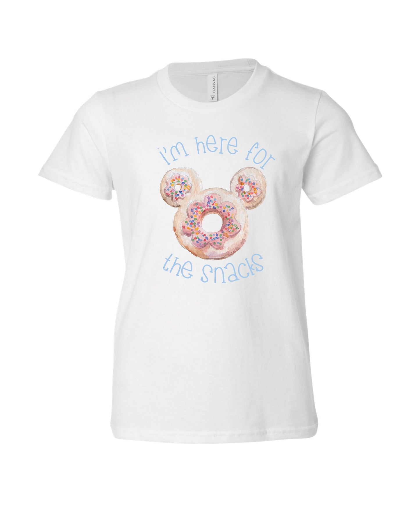 Here For The Snacks | Tee | Adult-Sister Shirts-Sister Shirts, Cute & Custom Tees for Mama & Littles in Trussville, Alabama.