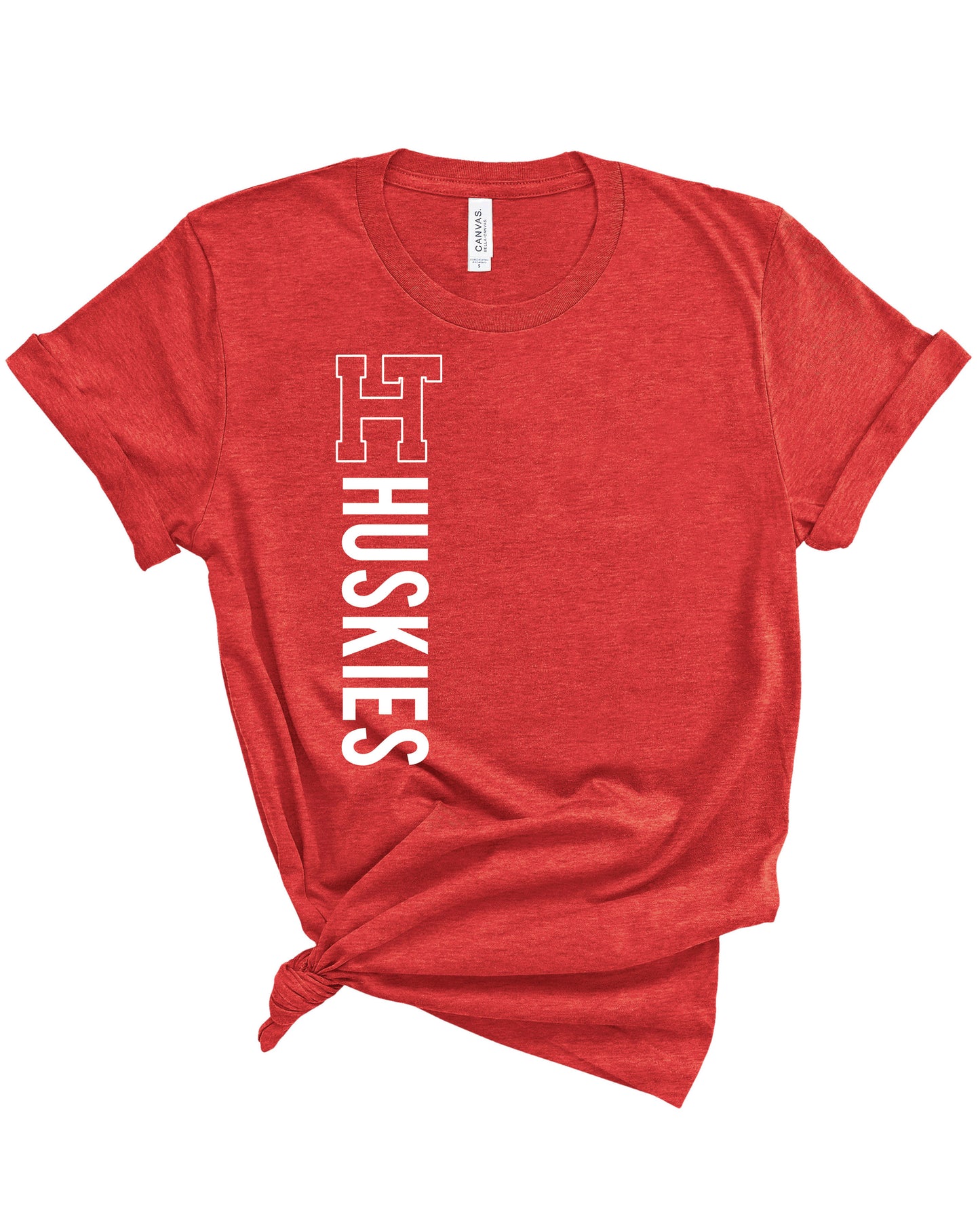 HT Huskies Vertical | Kids Tee | RTS-Sister Shirts-Sister Shirts, Cute & Custom Tees for Mama & Littles in Trussville, Alabama.