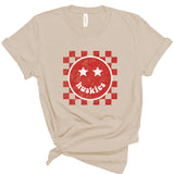 Huskies Happy Checkered | Kids Tee | RTS-Kids Tees-Sister Shirts-Sister Shirts, Cute & Custom Tees for Mama & Littles in Trussville, Alabama.