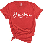 Huskies Stamped Gameday | Adult Tee-Womens - Tops - Tees-Sister Shirts-Sister Shirts, Cute & Custom Tees for Mama & Littles in Trussville, Alabama.