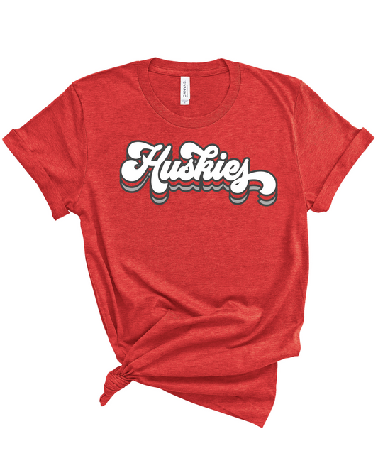 Groovy Huskies | Tee | Adult-Sister Shirts-Sister Shirts, Cute & Custom Tees for Mama & Littles in Trussville, Alabama.