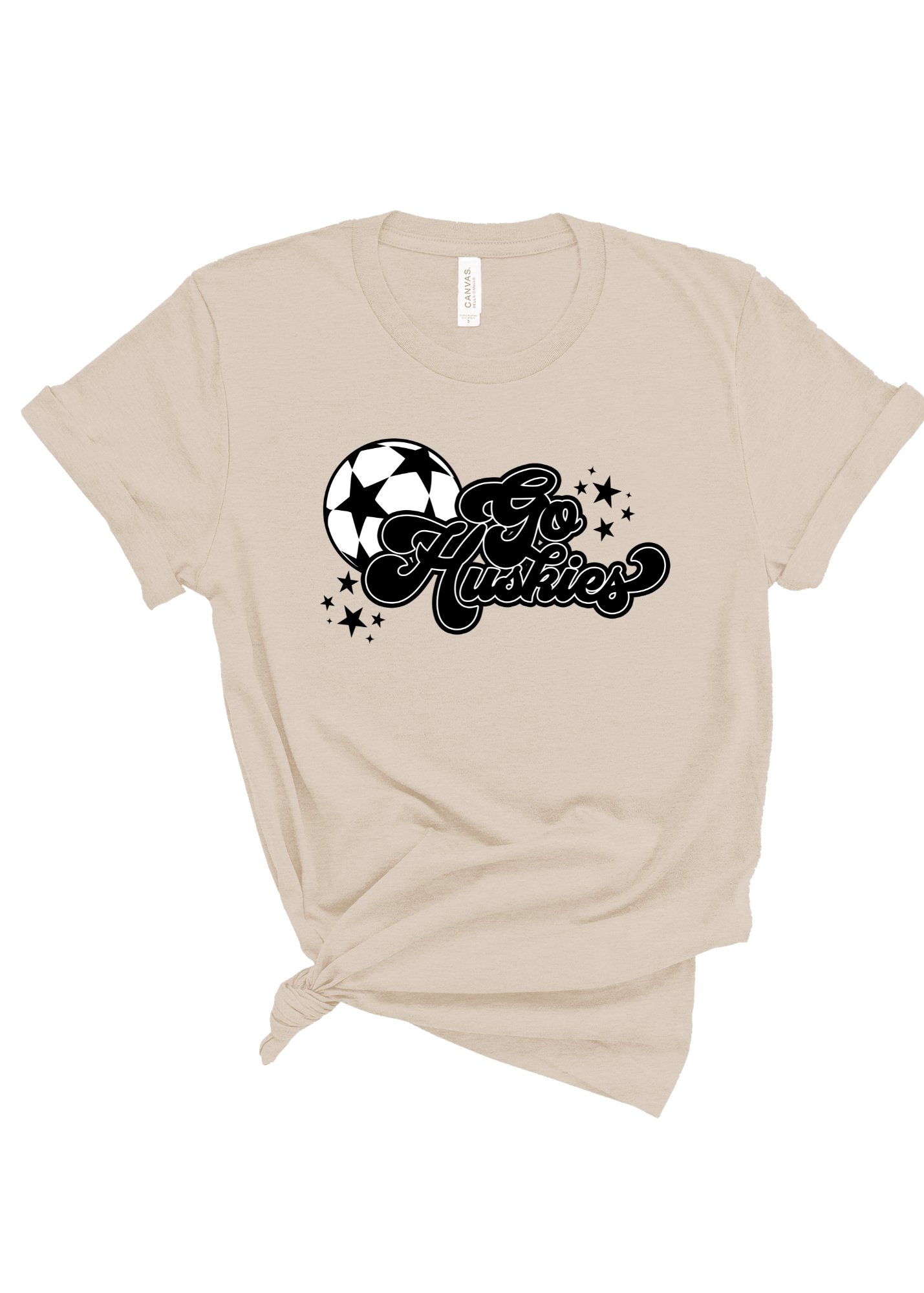 Customizable Groovy Soccer | Adult Tee-Womens - Tops - Tees-Sister Shirts-Sister Shirts, Cute & Custom Tees for Mama & Littles in Trussville, Alabama.