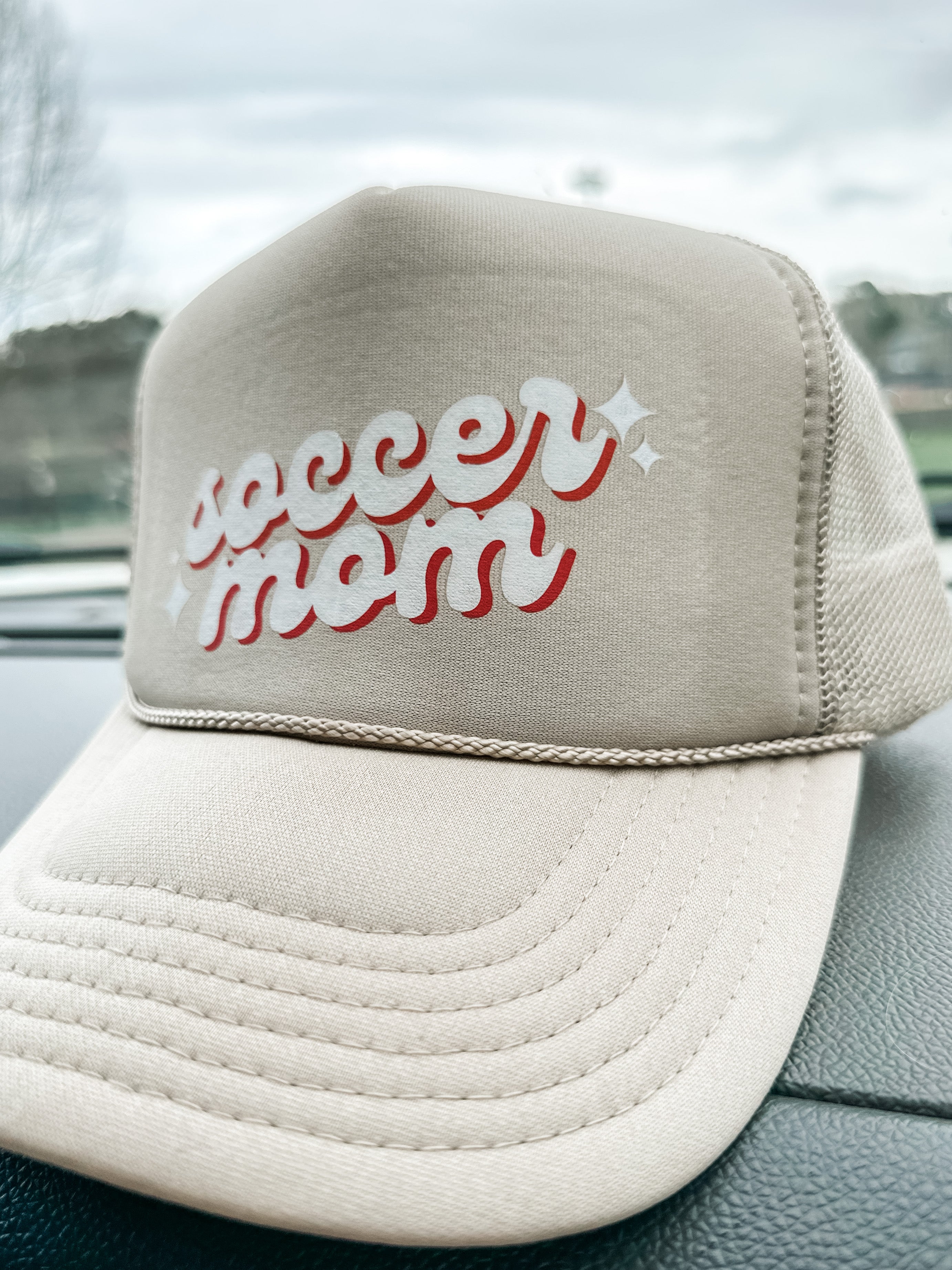Customizable Sports Mom | Adult Trucker Hat-Women - Accessories - Hats-Sister Shirts-Sister Shirts, Cute & Custom Tees for Mama & Littles in Trussville, Alabama.