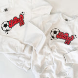 Customizable Retro Soccer Team | Kids Crewneck-Youth - Tops - Sweatshirts-Sister Shirts-Sister Shirts, Cute & Custom Tees for Mama & Littles in Trussville, Alabama.