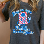 Peanuts + Cracker Jacks | French Terry Side Slit Crewneck-Womens - Tops - Tees-Sister Shirts-Sister Shirts, Cute & Custom Tees for Mama & Littles in Trussville, Alabama.