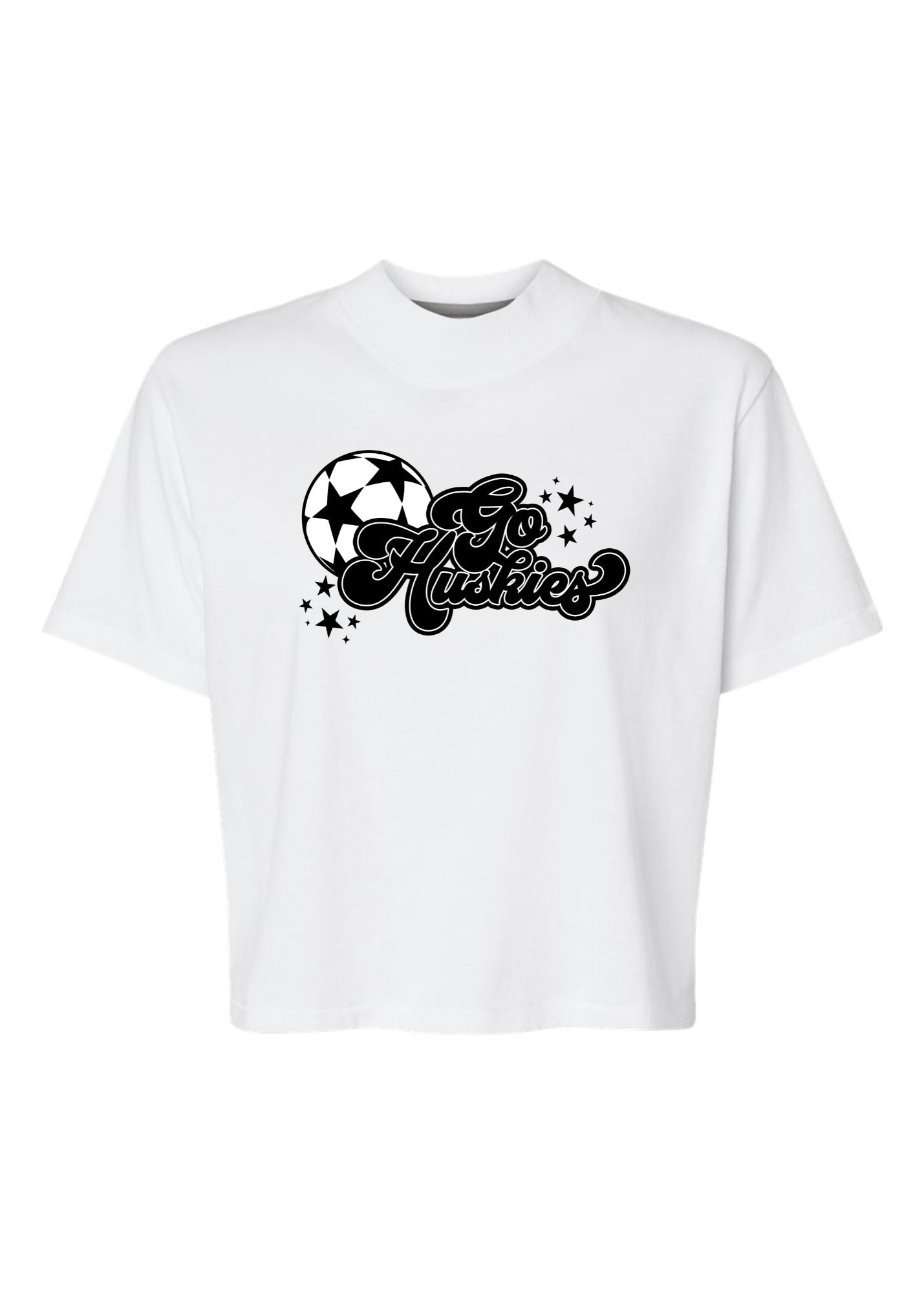Customizable Groovy Soccer | Mom Crop Tee-Cropped Tees-Sister Shirts-Sister Shirts, Cute & Custom Tees for Mama & Littles in Trussville, Alabama.