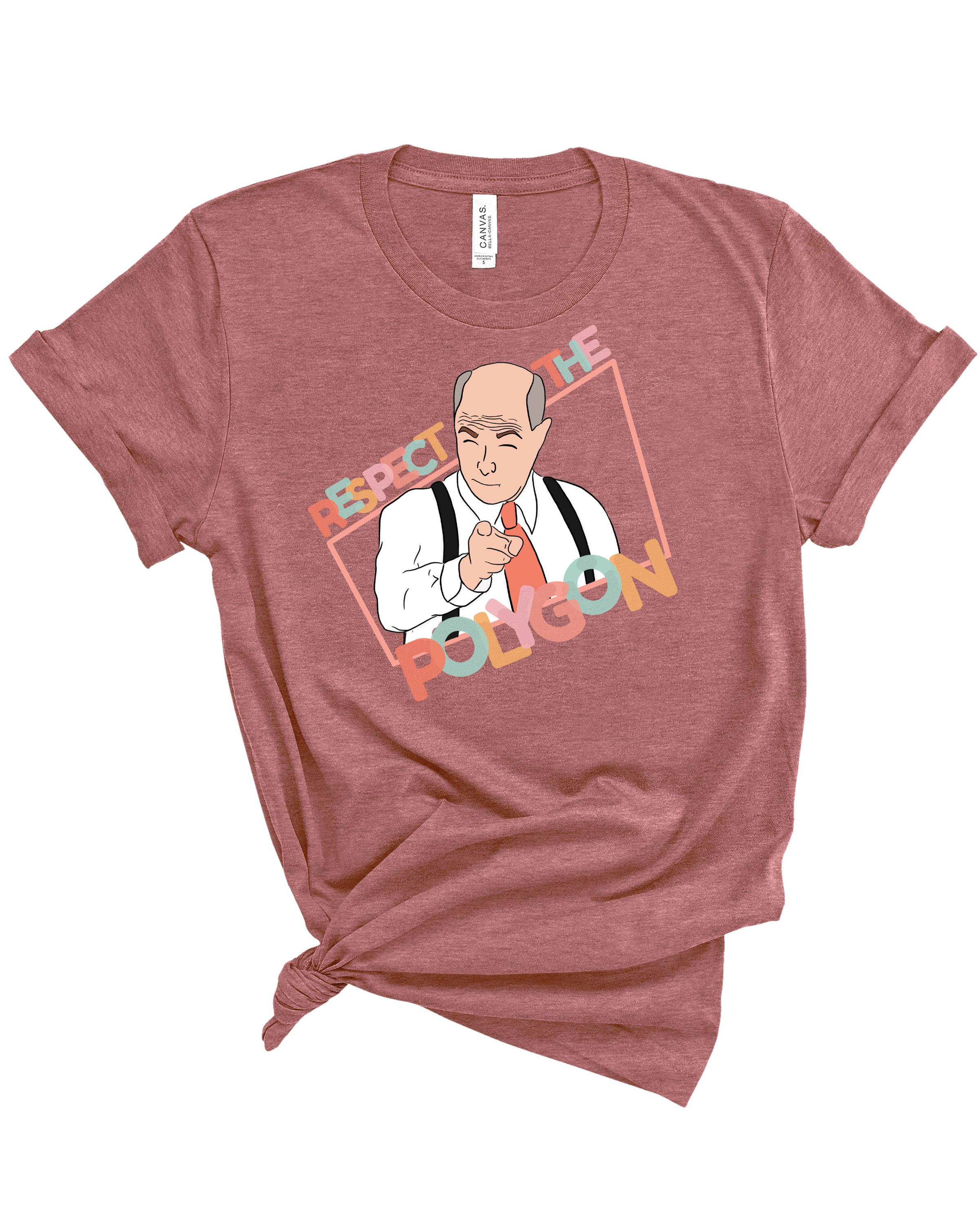 Respect the Polygon | Adult Tee-Womens - Tops - Tees-Sister Shirts-Sister Shirts, Cute & Custom Tees for Mama & Littles in Trussville, Alabama.