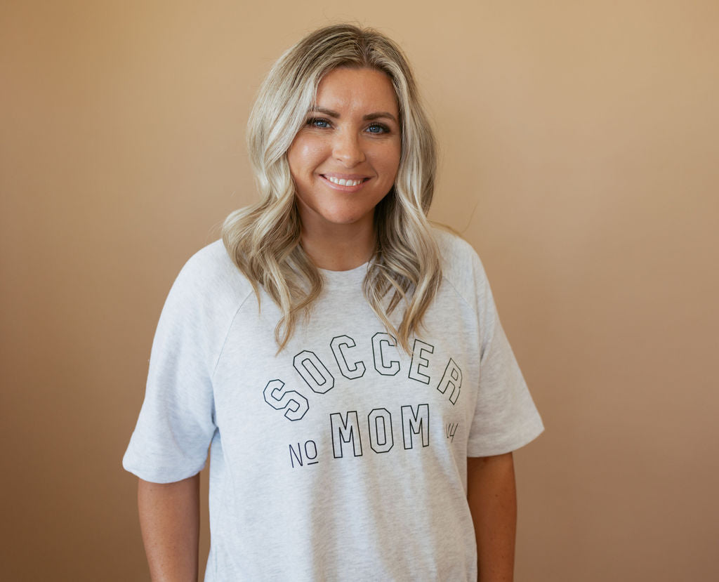 Customizable Sports Mom | French Terry Side Slit Crewneck-Womens - Tops - Tees-Sister Shirts-Sister Shirts, Cute & Custom Tees for Mama & Littles in Trussville, Alabama.