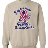Peanuts + Cracker Jacks | Adult Crewneck-Women - Tops - Crewnecks-Sister Shirts-Sister Shirts, Cute & Custom Tees for Mama & Littles in Trussville, Alabama.