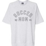 Customizable Sports Mom | French Terry Side Slit Crewneck-Womens - Tops - Tees-Sister Shirts-Sister Shirts, Cute & Custom Tees for Mama & Littles in Trussville, Alabama.
