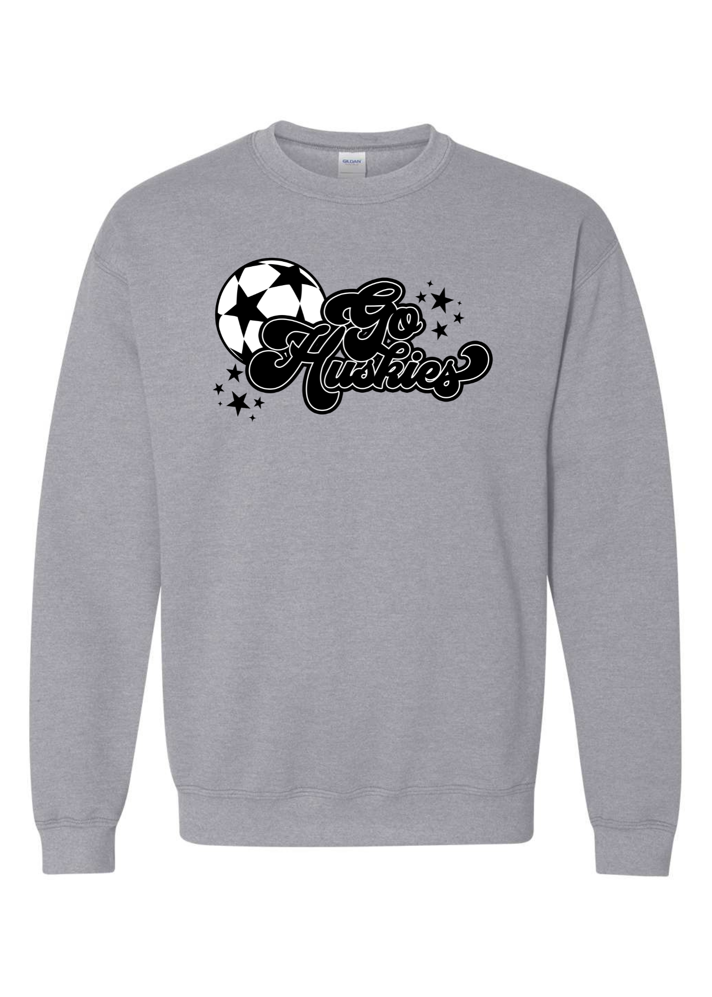 Groovy Soccer | Customizable | Pullover | Adult-Adult Crewneck-Sister Shirts-Sister Shirts, Cute & Custom Tees for Mama & Littles in Trussville, Alabama.