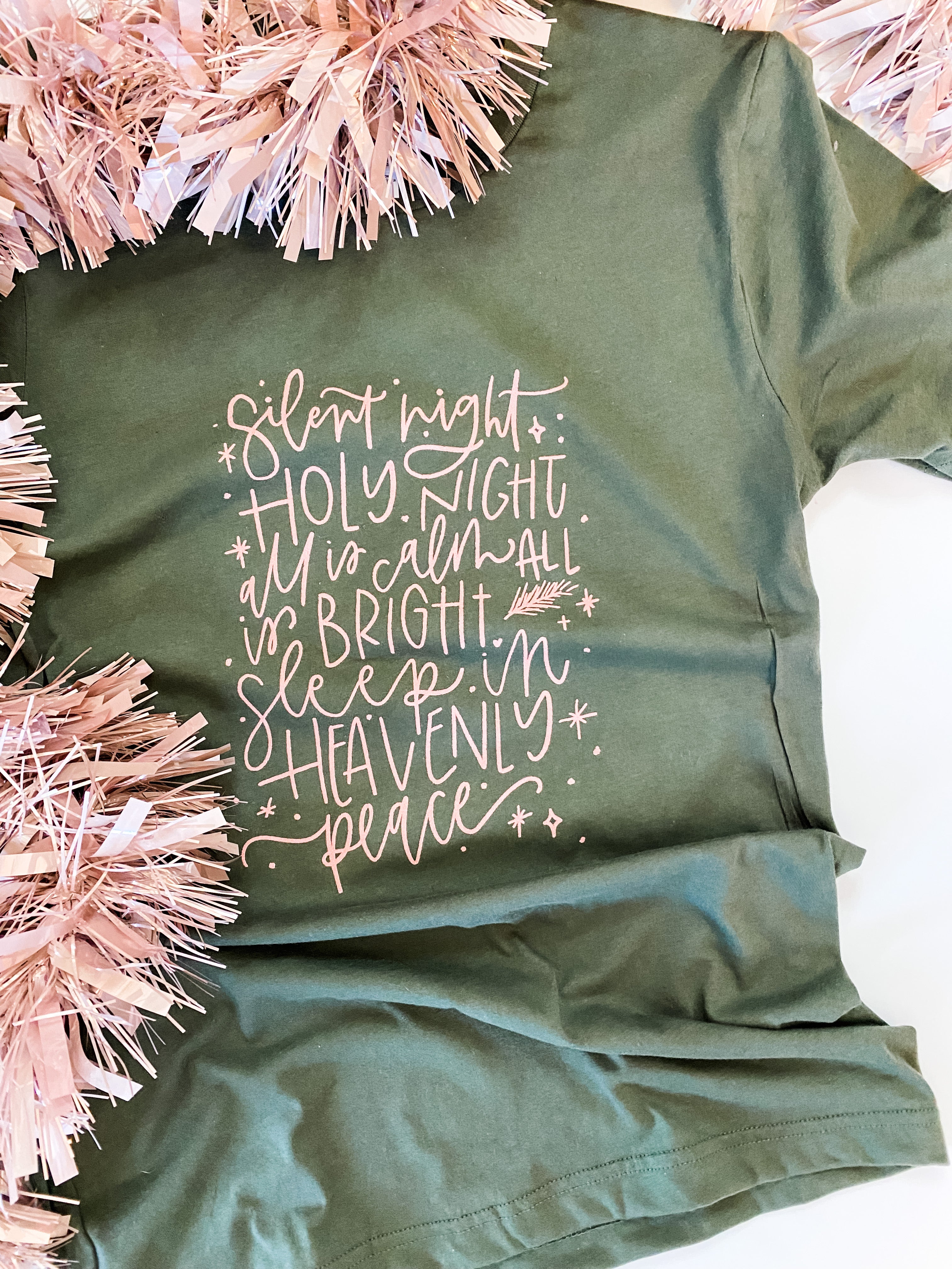 Silent Night | Adult Tee | RTS-Adult Tee-Sister Shirts-Sister Shirts, Cute & Custom Tees for Mama & Littles in Trussville, Alabama.