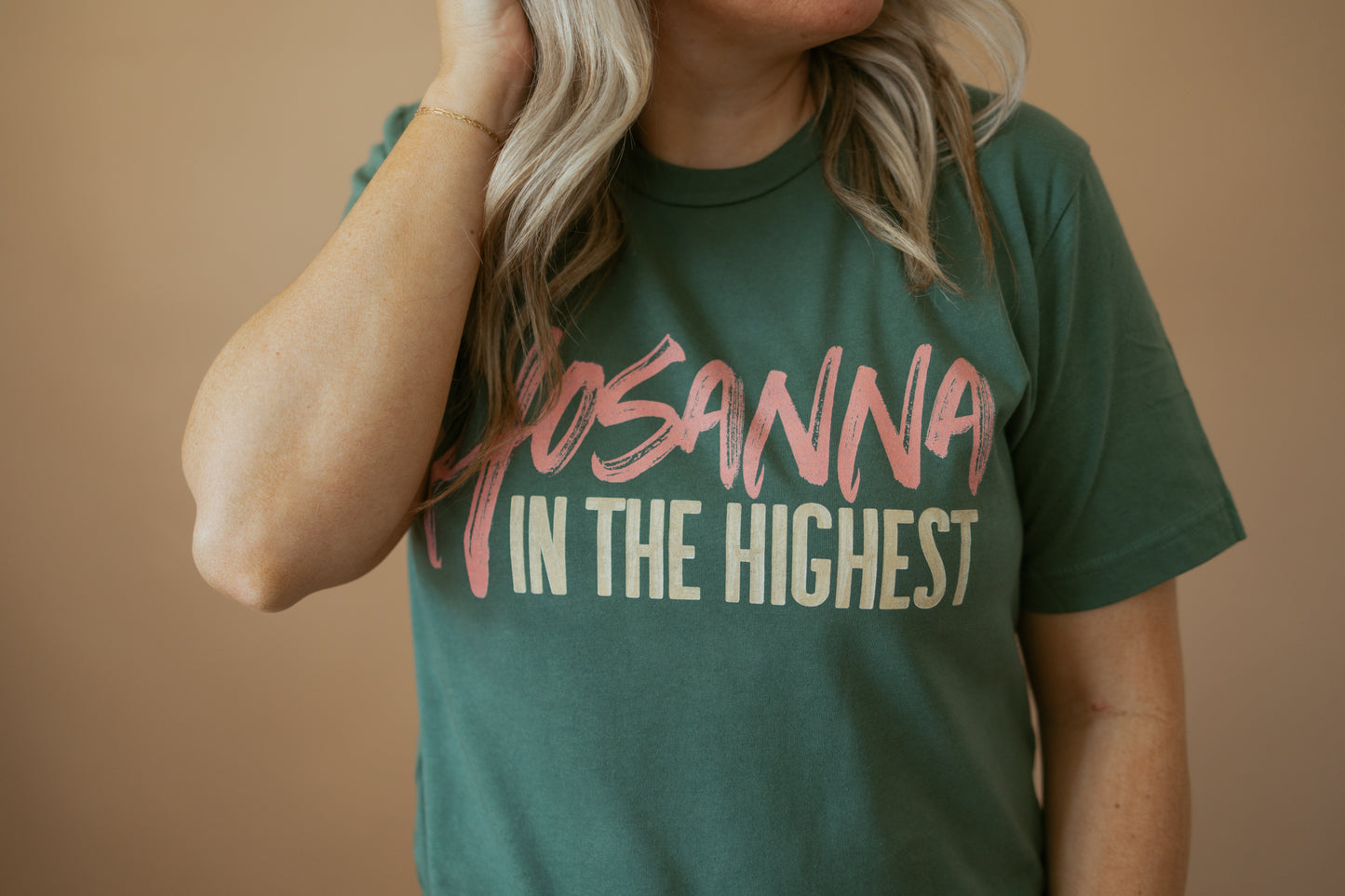 Hosanna in the Highest | Adult Tee-Adult Tee-SS Activewear-Sister Shirts, Cute & Custom Tees for Mama & Littles in Trussville, Alabama.
