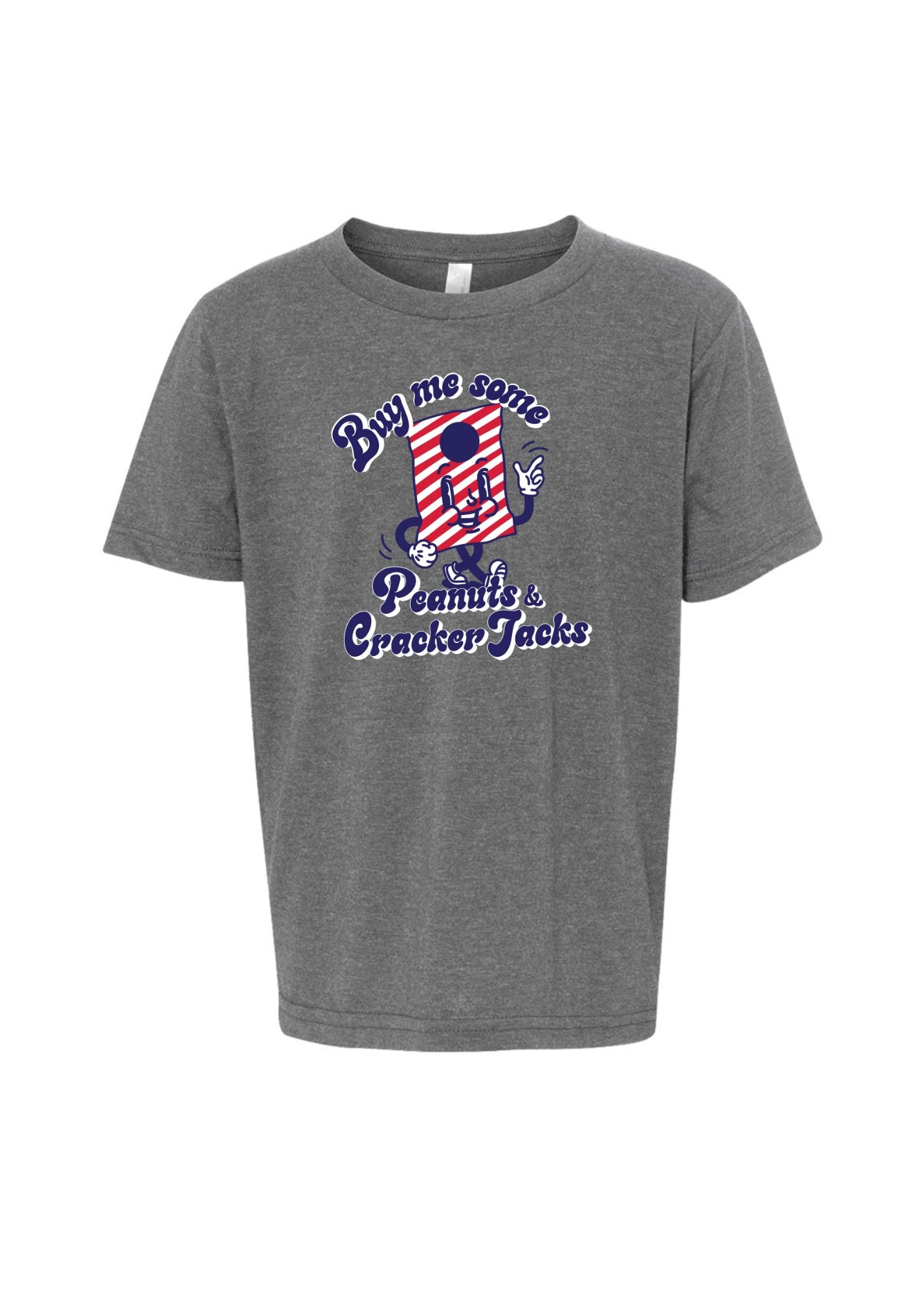 Peanuts + Cracker Jacks | Kids Tee-Youth - Tops - Tees-Sister Shirts-Sister Shirts, Cute & Custom Tees for Mama & Littles in Trussville, Alabama.