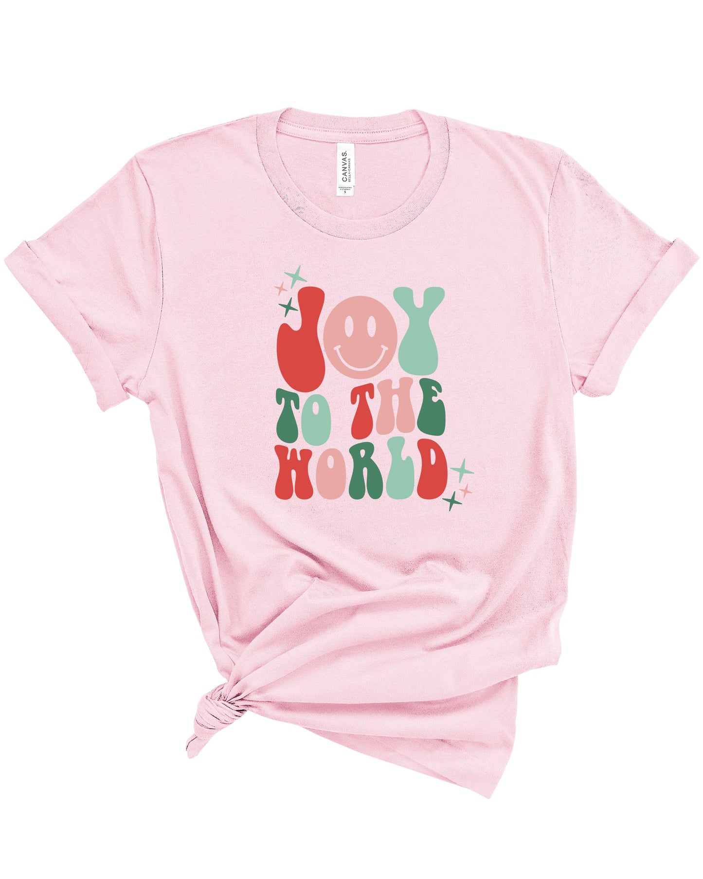 Joy To The World Happy | Adult Tee-Adult Tee-Sister Shirts-Sister Shirts, Cute & Custom Tees for Mama & Littles in Trussville, Alabama.