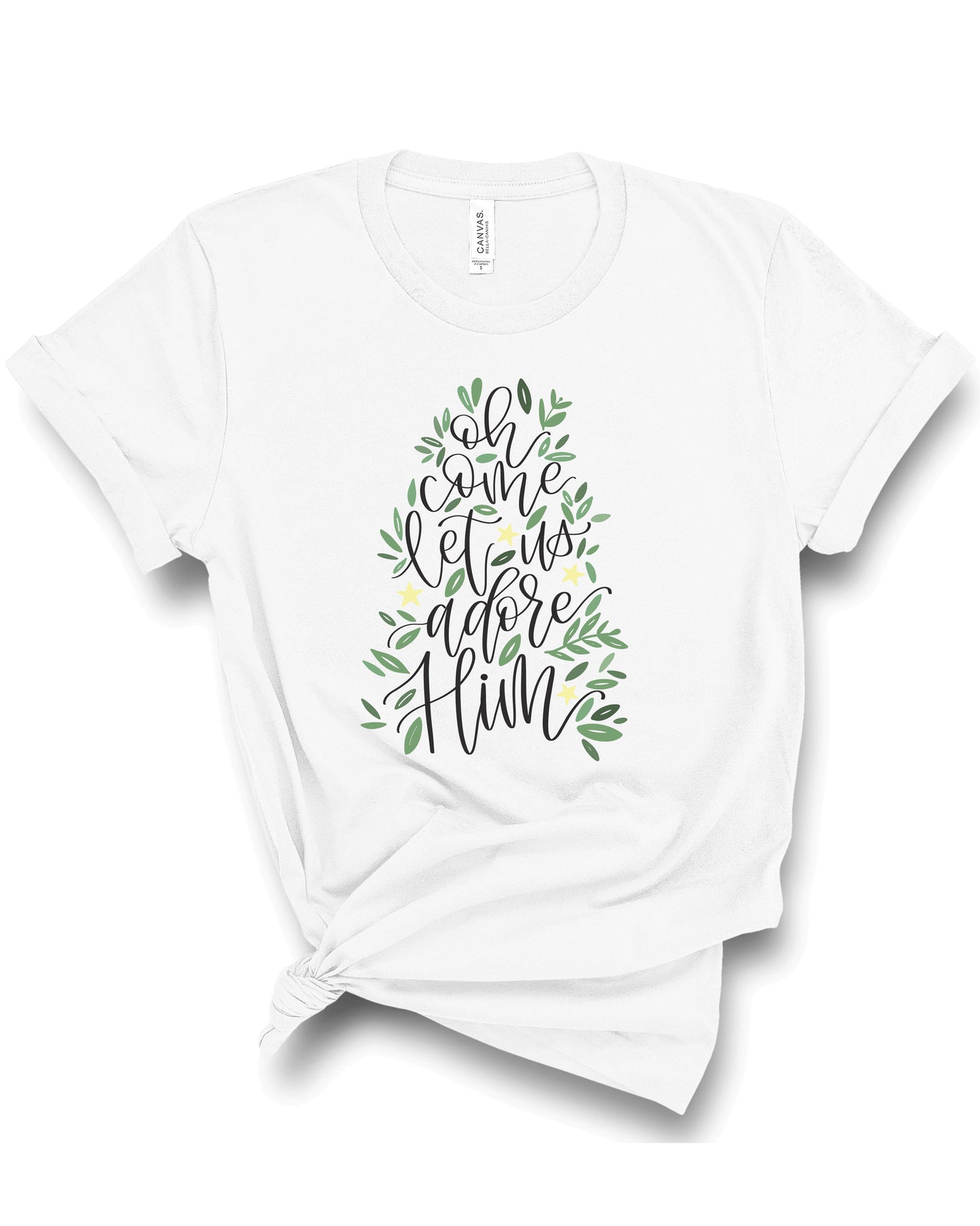 Oh Come Let Us Adore Him | Adult Tee-Adult Tee-Sister Shirts-Sister Shirts, Cute & Custom Tees for Mama & Littles in Trussville, Alabama.