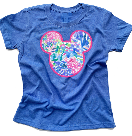 Lilly Inspired Mouse | Tee | Kids-Kids Tees-Sister Shirts-Sister Shirts, Cute & Custom Tees for Mama & Littles in Trussville, Alabama.