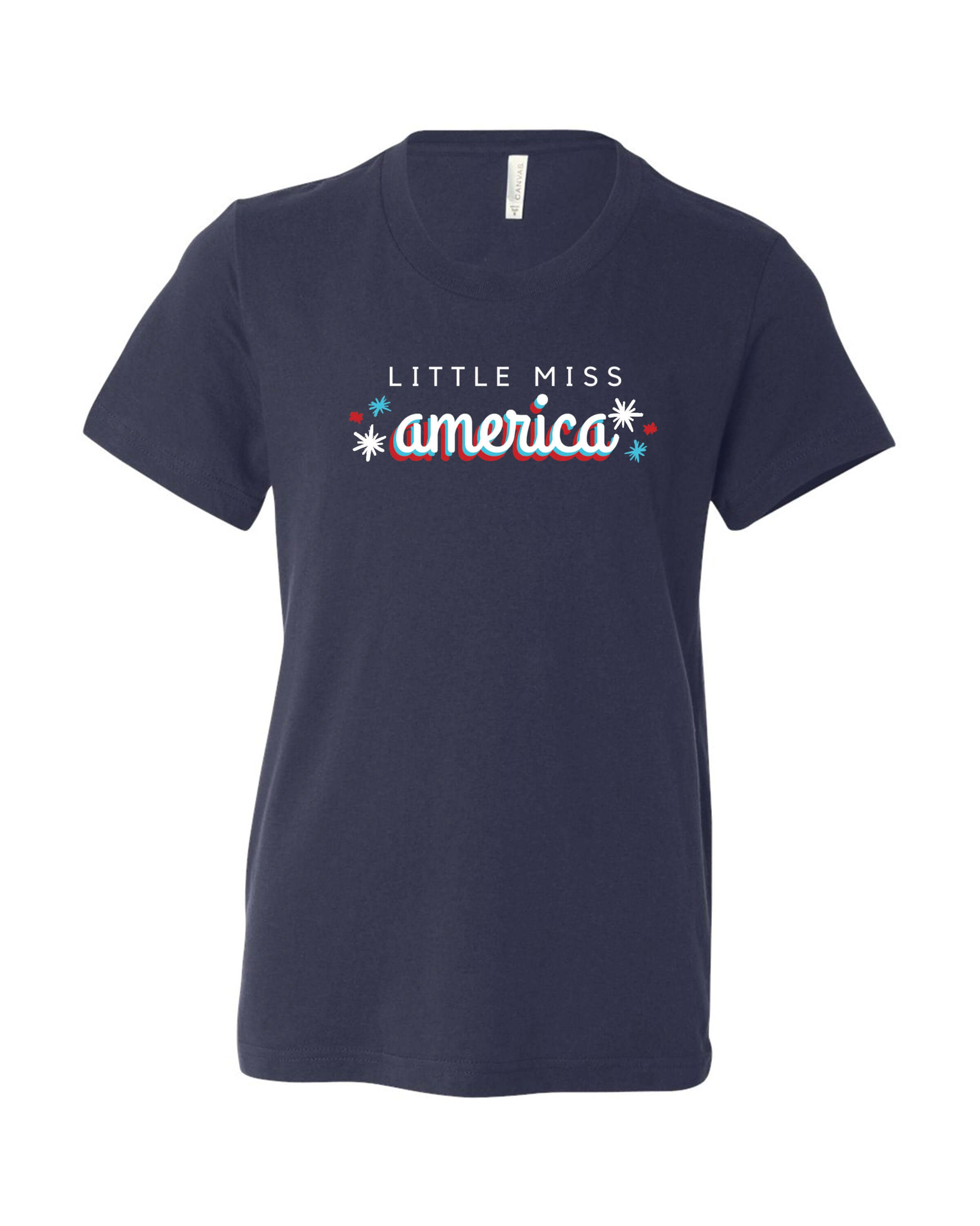 Little Miss America | Kids Tee-Kids Tees-Sister Shirts-Sister Shirts, Cute & Custom Tees for Mama & Littles in Trussville, Alabama.