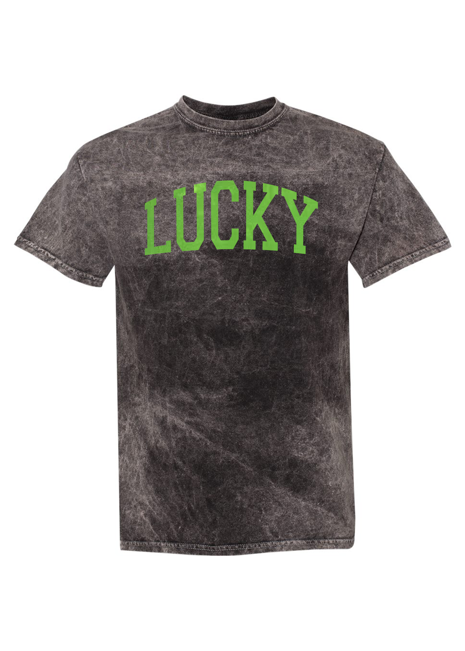 Lucky Foil | Mineral Wash Tee | Adult-Sister Shirts-Sister Shirts, Cute & Custom Tees for Mama & Littles in Trussville, Alabama.