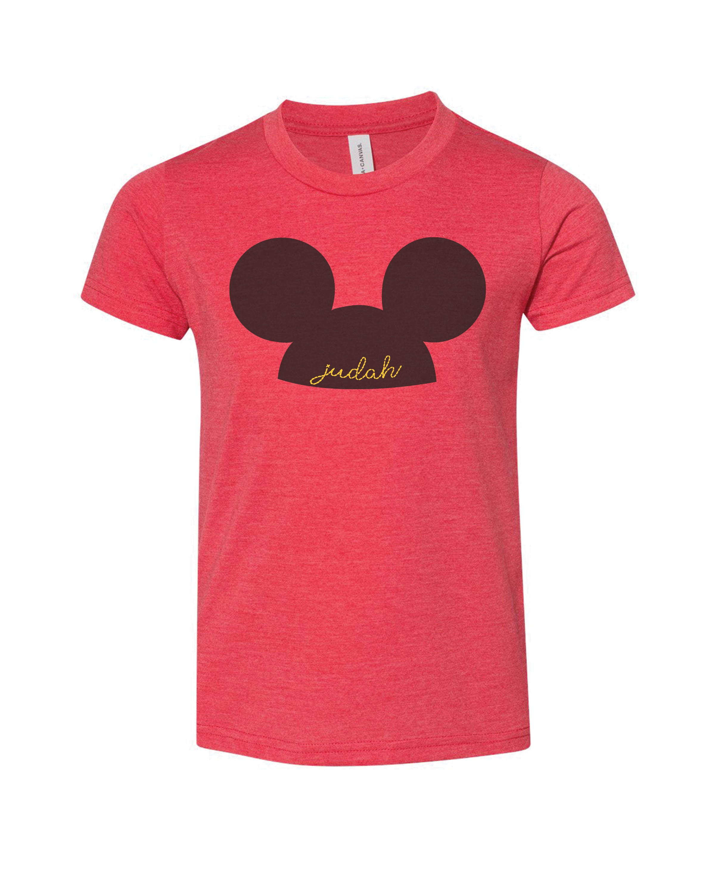 Personalized Mickey Hat | Kids Tee-Youth - Tops - Tees-Sister Shirts-Sister Shirts, Cute & Custom Tees for Mama & Littles in Trussville, Alabama.