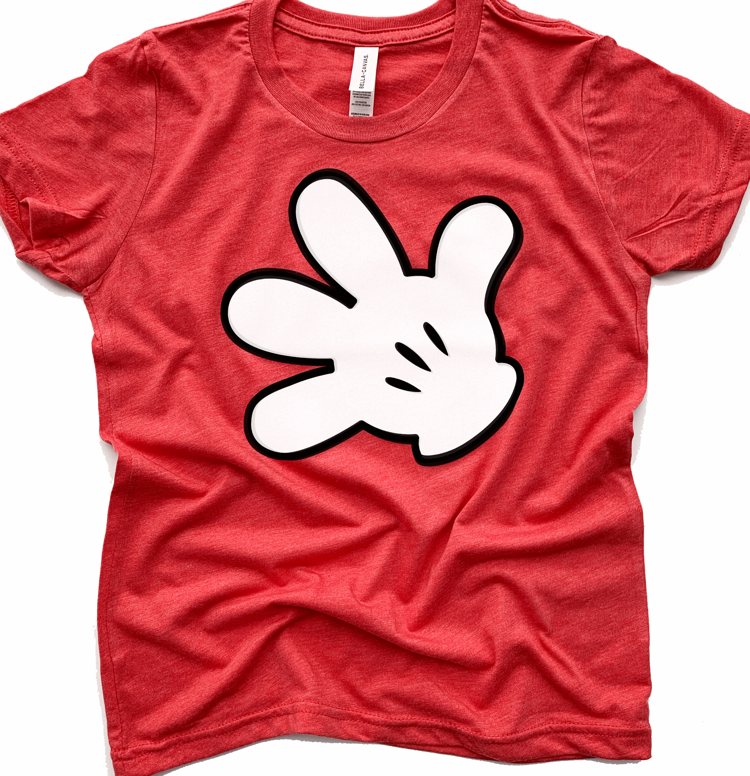 Mickey Inspired Glove | Kids Tee-Youth - Tops - Tees-Sister Shirts-Sister Shirts, Cute & Custom Tees for Mama & Littles in Trussville, Alabama.
