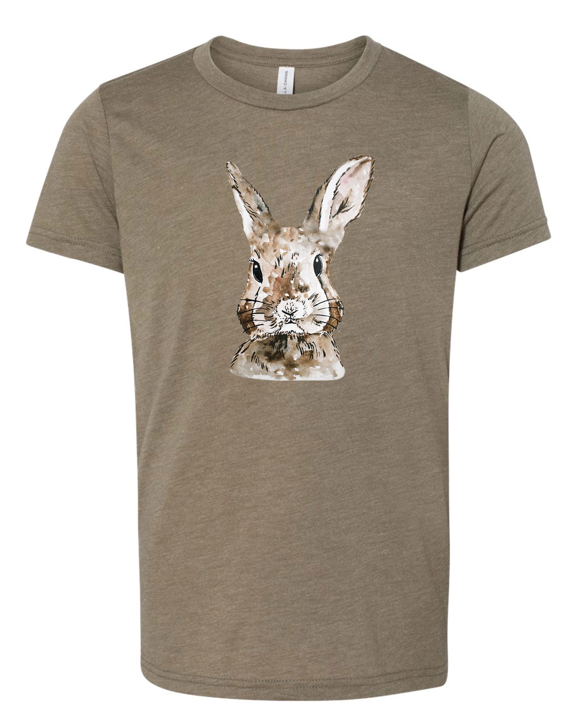 Watercolor Boy Bunny | Kids Tee | RTS-Kids Tees-Sister Shirts-Sister Shirts, Cute & Custom Tees for Mama & Littles in Trussville, Alabama.