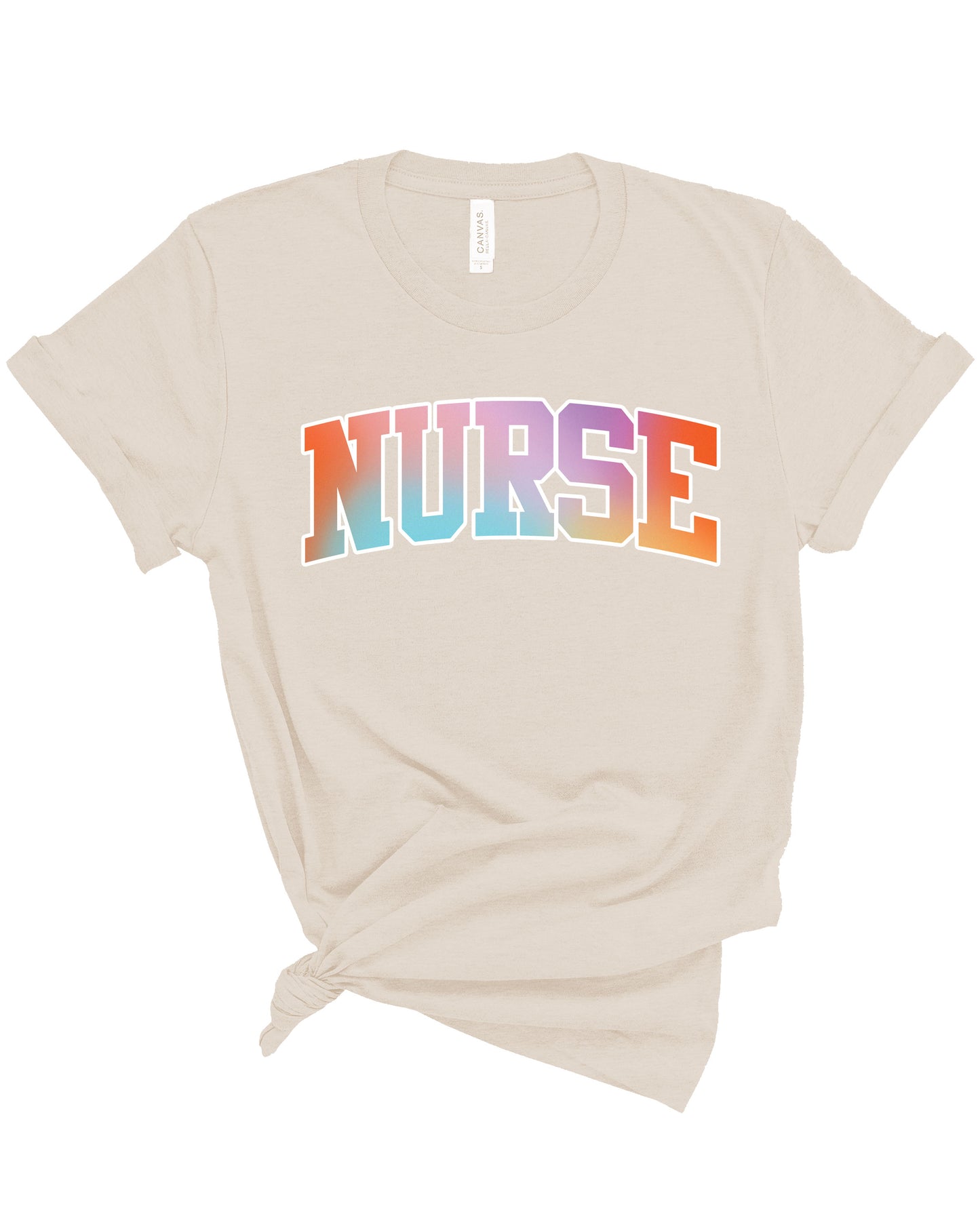 Ombre Varsity Nurse | Tee | Adult-Adult Tee-Sister Shirts-Sister Shirts, Cute & Custom Tees for Mama & Littles in Trussville, Alabama.