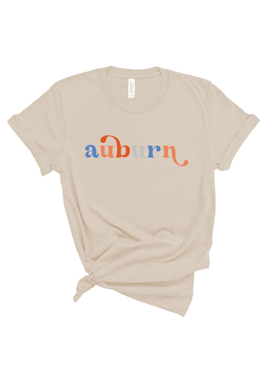 Auburn Multi | Adult Tee | RTS-Sister Shirts-Sister Shirts, Cute & Custom Tees for Mama & Littles in Trussville, Alabama.