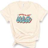 Party in the USA | Adult Tee | RTS-Adult Tee-Sister Shirts-Sister Shirts, Cute & Custom Tees for Mama & Littles in Trussville, Alabama.