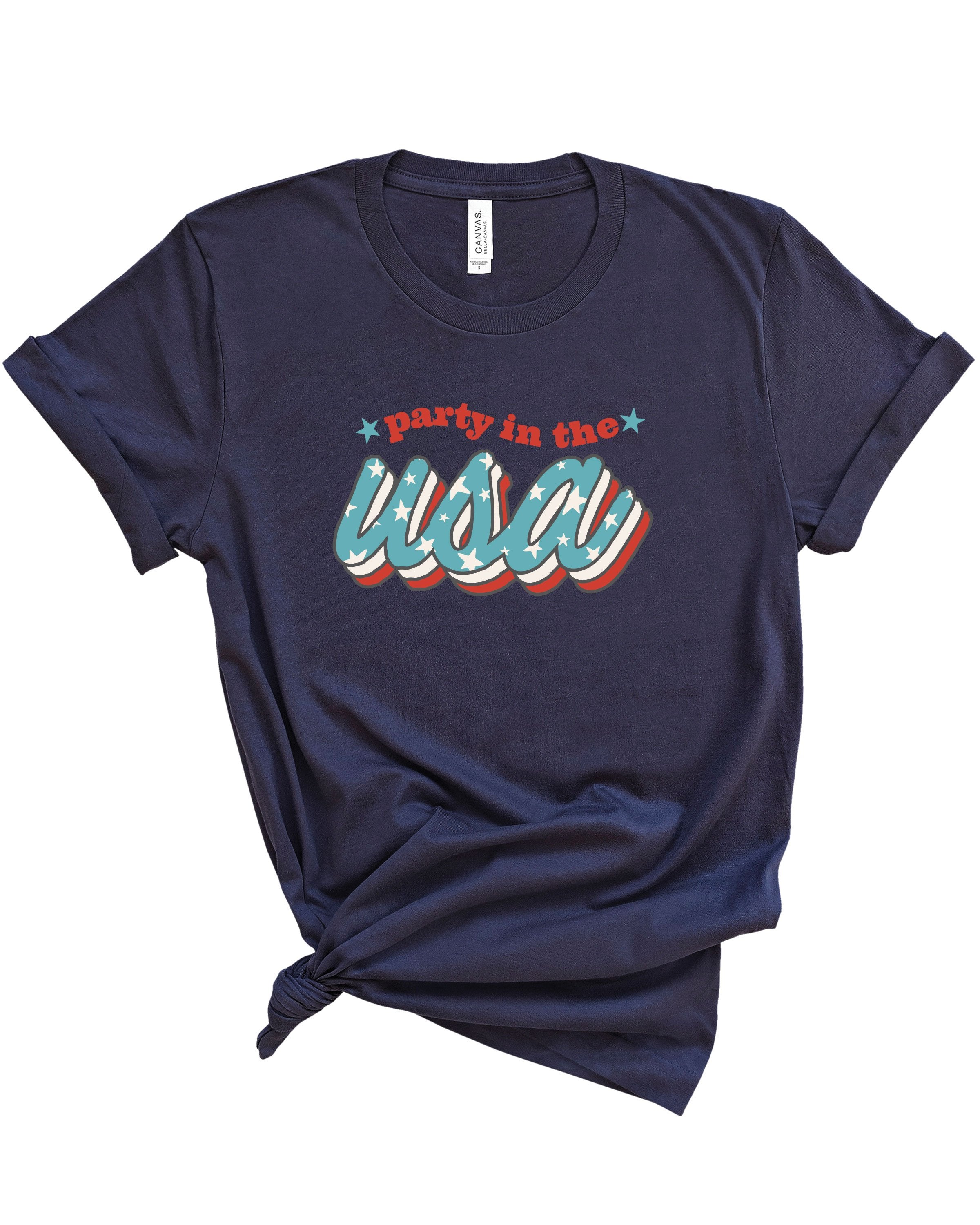 Party in the USA | Adult Tee | RTS-Adult Tee-Sister Shirts-Sister Shirts, Cute & Custom Tees for Mama & Littles in Trussville, Alabama.