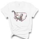 Sketch Elephant | Adult Tee-Womens - Tops - Tees-Sister Shirts-Sister Shirts, Cute & Custom Tees for Mama & Littles in Trussville, Alabama.