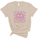 Springville Tigers Happy Checkered | Adult Tee-Womens - Tops - Tees-Sister Shirts-Sister Shirts, Cute & Custom Tees for Mama & Littles in Trussville, Alabama.