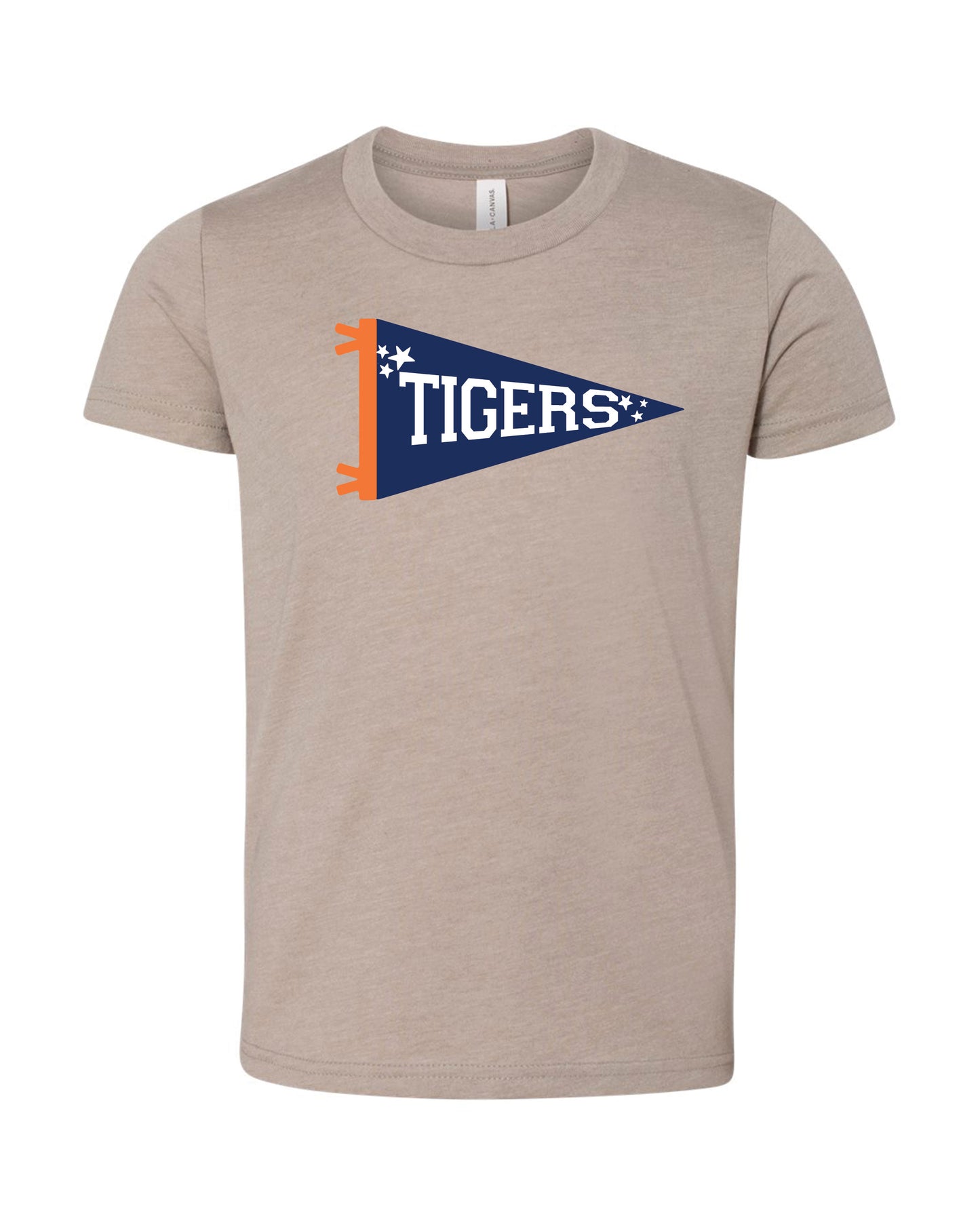 Load image into Gallery viewer, Auburn Tigers Gameday Pennant | Kids Tee-Kids Tees-Sister Shirts-Sister Shirts, Cute &amp;amp; Custom Tees for Mama &amp;amp; Littles in Trussville, Alabama.
